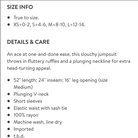 Free people ruffle your feather jumpsuit - Picture 8 of 8